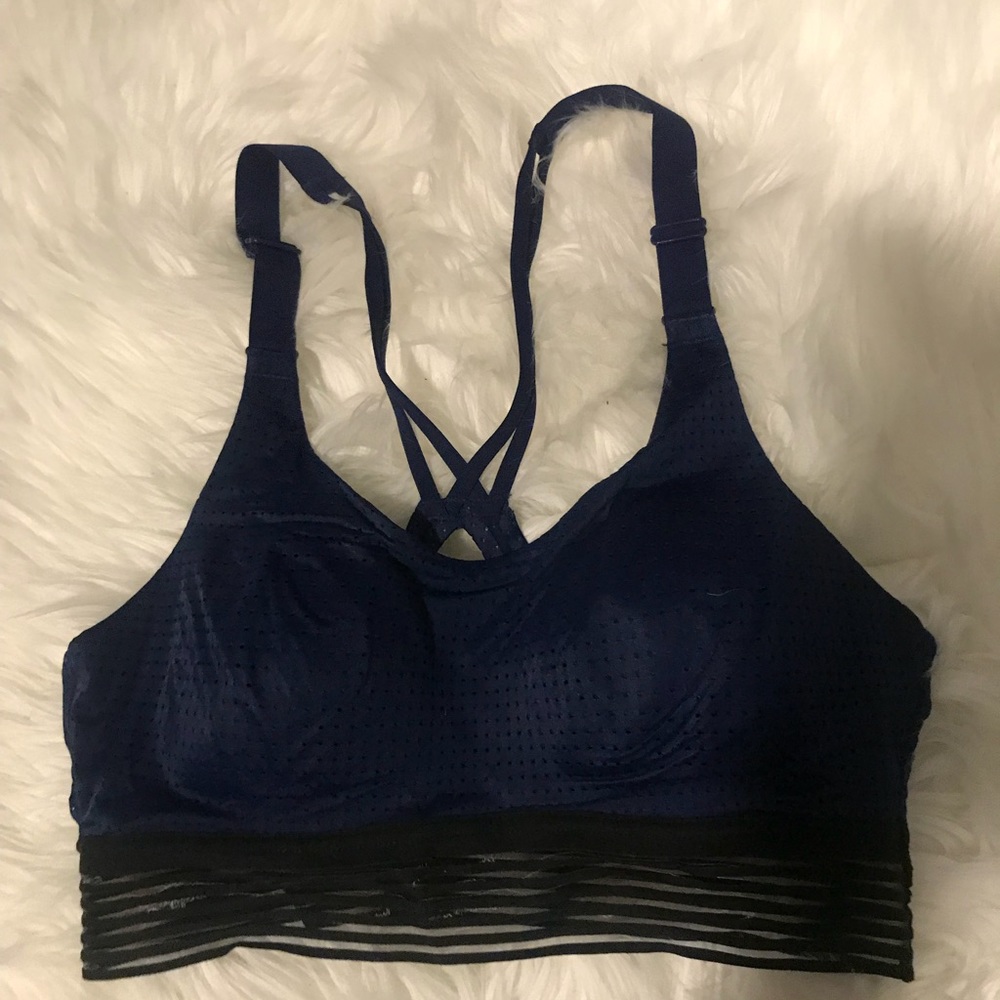 Victoria secret navy blue sports bra